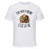 T-shirt de Sport Homme Être prof d'histoire c'est la vie