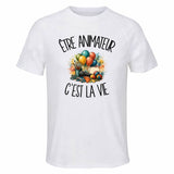 T-shirt de Sport Homme Être animateur c'est la vie