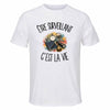 T-shirt de Sport Homme Être surveillant c'est la vie