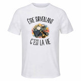 T-shirt de Sport Homme Être surveillant c'est la vie