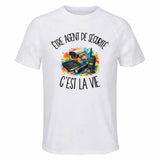 T-shirt de Sport Homme Être agent de sécurité c'est la vie