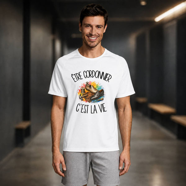 T-shirt de Sport Homme Être cordonnier c'est la vie