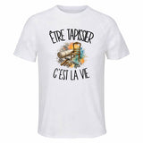 T-shirt de Sport Homme Être tapissier c'est la vie