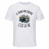 T-shirt de Sport Homme Le grand prix équestre c'est la vie