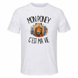 T-shirt de Sport Homme Mon poney c'est ma vie