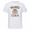 T-shirt de Sport Homme Mon hamster c'est ma vie