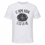 T-shirt de Sport Homme Le thème astral c'est la vie