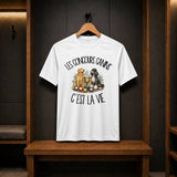 T-shirt de Sport Homme Les concours canins c'est la vie