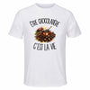 T-shirt de Sport Homme Être chocolatière c'est la vie