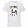 T-shirt de Sport Homme Être éducatrice c'est la vie