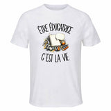 T-shirt de Sport Homme Être éducatrice c'est la vie