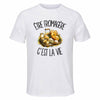 T-shirt de Sport Homme Être fromagère c'est la vie