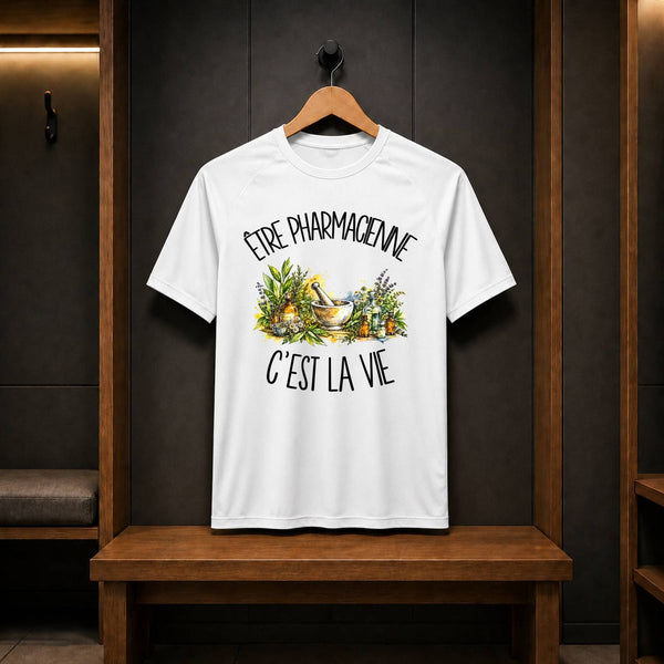 T-shirt de Sport Homme Être pharmacienne c'est la vie
