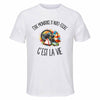 T-shirt de Sport Homme Être monitrice d'auto-école c'est la vie