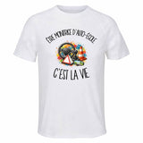 T-shirt de Sport Homme Être monitrice d'auto-école c'est la vie