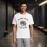 T-shirt de Sport Homme Être monitrice d'auto-école c'est la vie