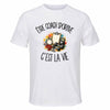 T-shirt de Sport Homme Être coach sportive c'est la vie