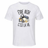 T-shirt de Sport Homme Être AESH c'est la vie