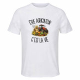 T-shirt de Sport Homme Être agriculteur c'est la vie