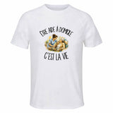 T-shirt de Sport Homme Être aide à domicile c'est la vie