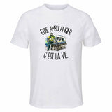 T-shirt de Sport Homme Être ambulancier c'est la vie