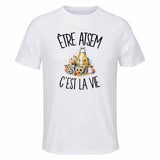 T-shirt de Sport Homme Être ATSEM c'est la vie