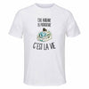 T-shirt de Sport Homme Être auxiliaire de puériculture c'est la vie