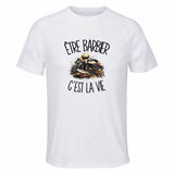 T-shirt de Sport Homme Être barbier c'est la vie