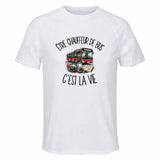 T-shirt de Sport Homme Être chauffeur de bus c'est la vie