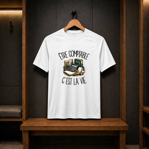 T-shirt de Sport Homme Être comptable c'est la vie