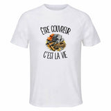 T-shirt de Sport Homme Être couvreur c'est la vie