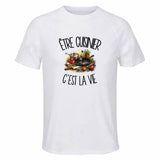 T-shirt de Sport Homme Être cuisinier c'est la vie