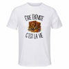 T-shirt de Sport Homme Être ébéniste c'est la vie