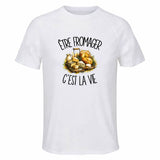 T-shirt de Sport Homme Être fromager c'est la vie
