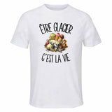 T-shirt de Sport Homme Être glacier c'est la vie
