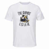 T-shirt de Sport Homme Être graphiste c'est la vie