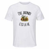 T-shirt de Sport Homme Être jardinier c'est la vie