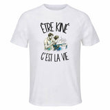 T-shirt de Sport Homme Être kiné c'est la vie