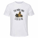 T-shirt de Sport Homme Être maître-chien c'est la vie