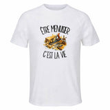 T-shirt de Sport Homme Être menuisier c'est la vie