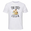 T-shirt de Sport Homme Être ostéo c'est la vie