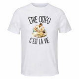 T-shirt de Sport Homme Être ostéo c'est la vie