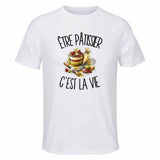 T-shirt de Sport Homme Être pâtissier c'est la vie