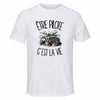 T-shirt de Sport Homme Être pilote c'est la vie