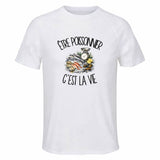 T-shirt de Sport Homme Être poissonnier c'est la vie