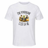 T-shirt de Sport Homme Être psychologue c'est la vie
