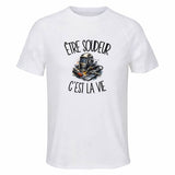 T-shirt de Sport Homme Être soudeur c'est la vie