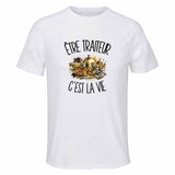 T-shirt de Sport Homme Être traiteur c'est la vie