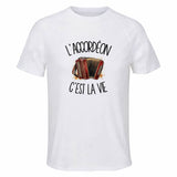 T-shirt de Sport Homme L'accordéon c'est la vie