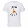 T-shirt de Sport Homme L'alpaga c'est la vie